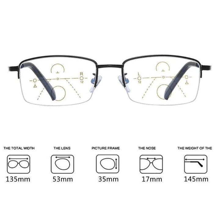 BowLift | New bifocal progressive and anti-blue light glasses ultralight reading glasses