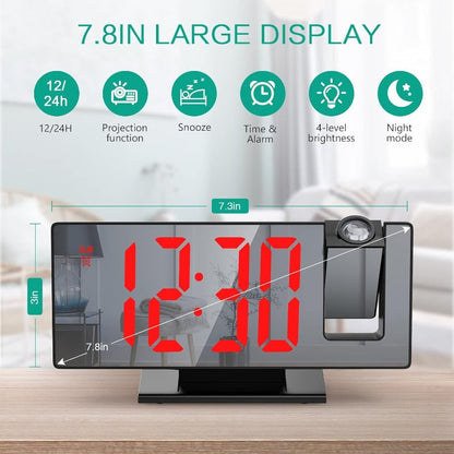 Rotating Ceiling Projection Clock Bowlift