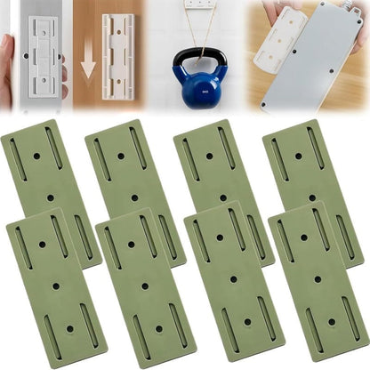 BowLift | Adhesive Power Strip Mounts | No-Drill Wall & Desk Organizer with Slide Rail