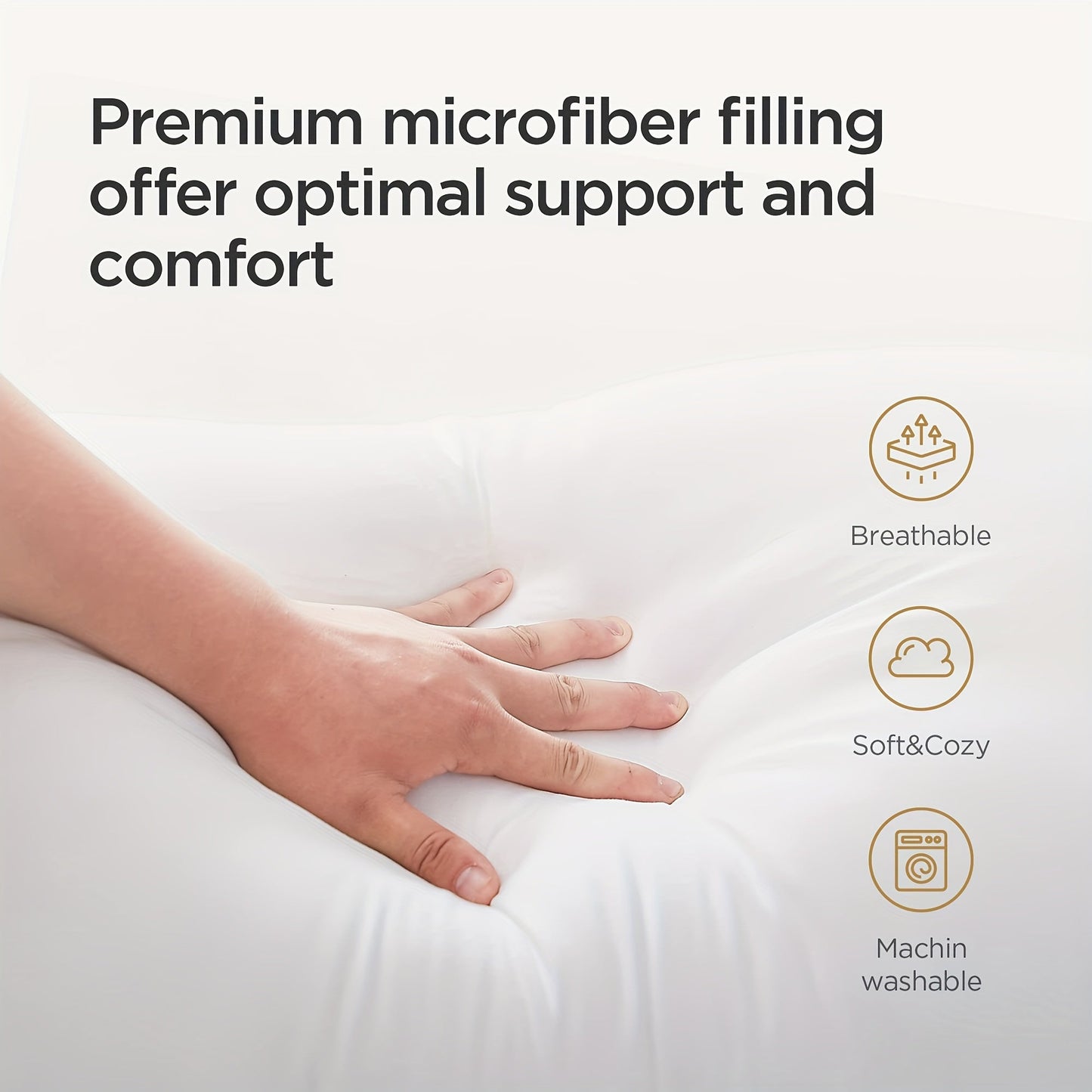 Skanto Skanto | Cooling Sleep Pillows - Luxury Hotel Quality with 3D Microfiber Fill and Breathable Cover - Ideal for Side, Back, and Stomach Sleepers, King Size