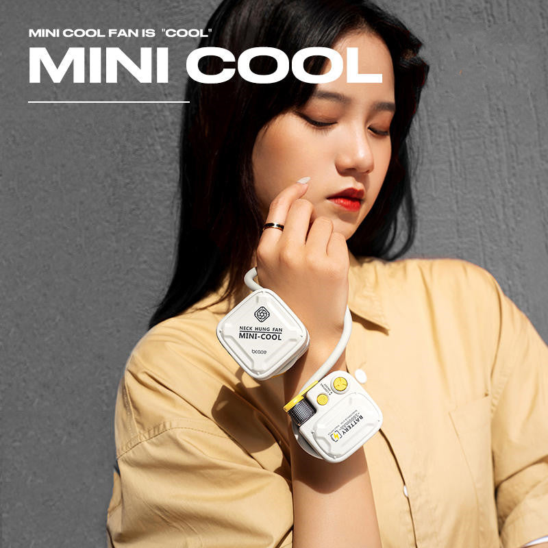 BowLift | Mini Portable Silent Neck Hanging Fan