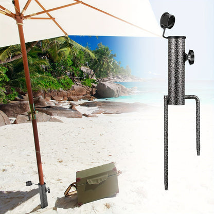 BowLift | Adjustable Umbrella Stand Stabello | For Ø 2.8–3.2 cm Umbrella Poles | Anti-Slip & Portable | Sturdy Steel Construction