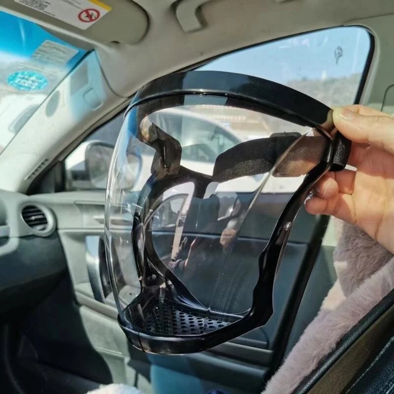 BowLift | Full Face Protection Large Transparent Face Shield