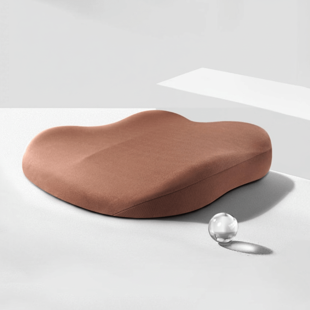 Ergonomic car seat cushion for better visibility and more comfort
