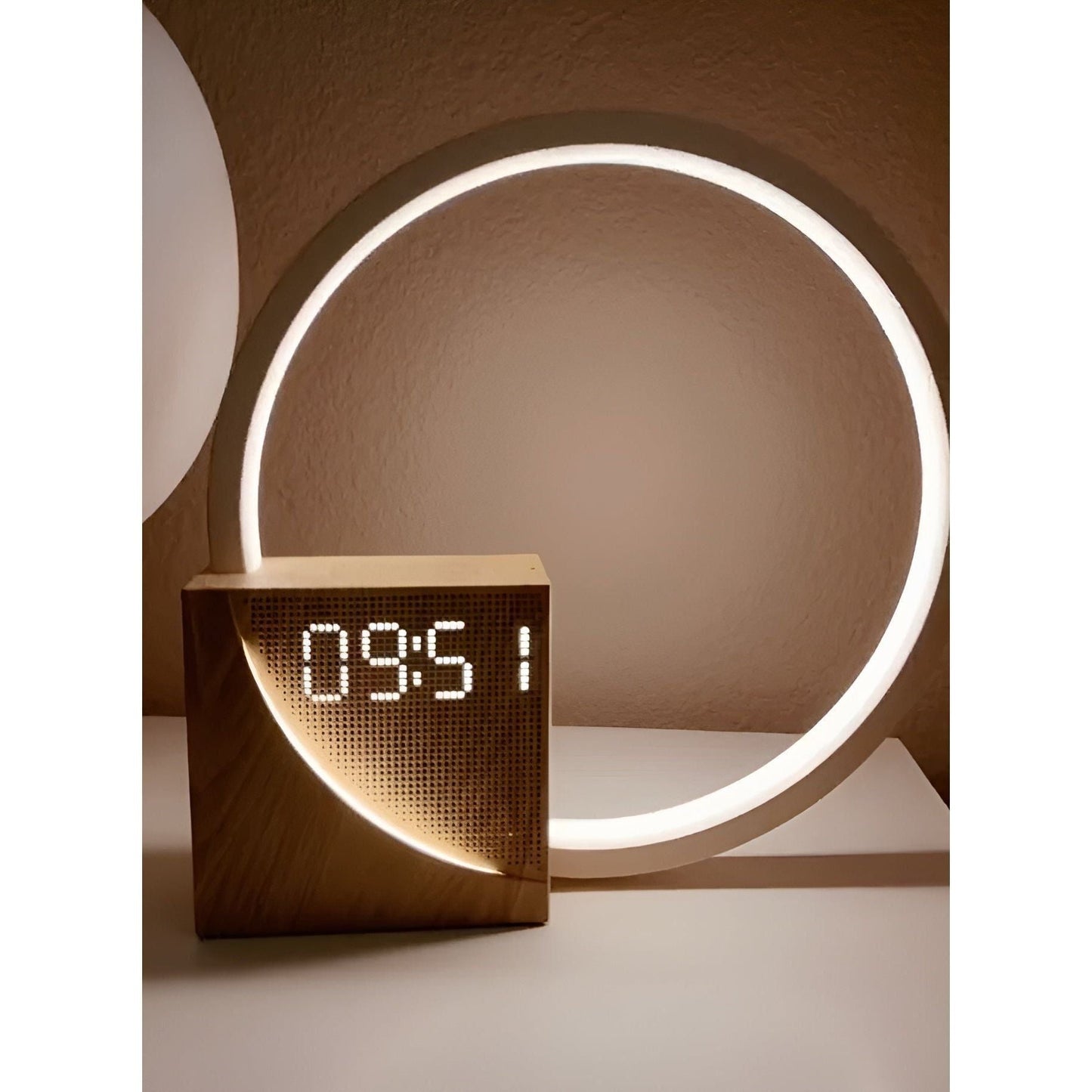 Skanto | Smart Snooze – Sunrise Alarm Clock with Dimmable Touch Lamp and Soothing Sounds