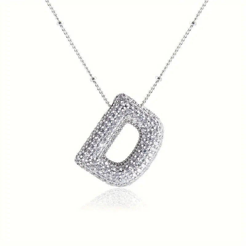 Skanto | Alphabet Diamond Pendant Necklace