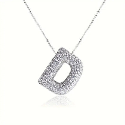 Skanto | Alphabet Diamond Pendant Necklace