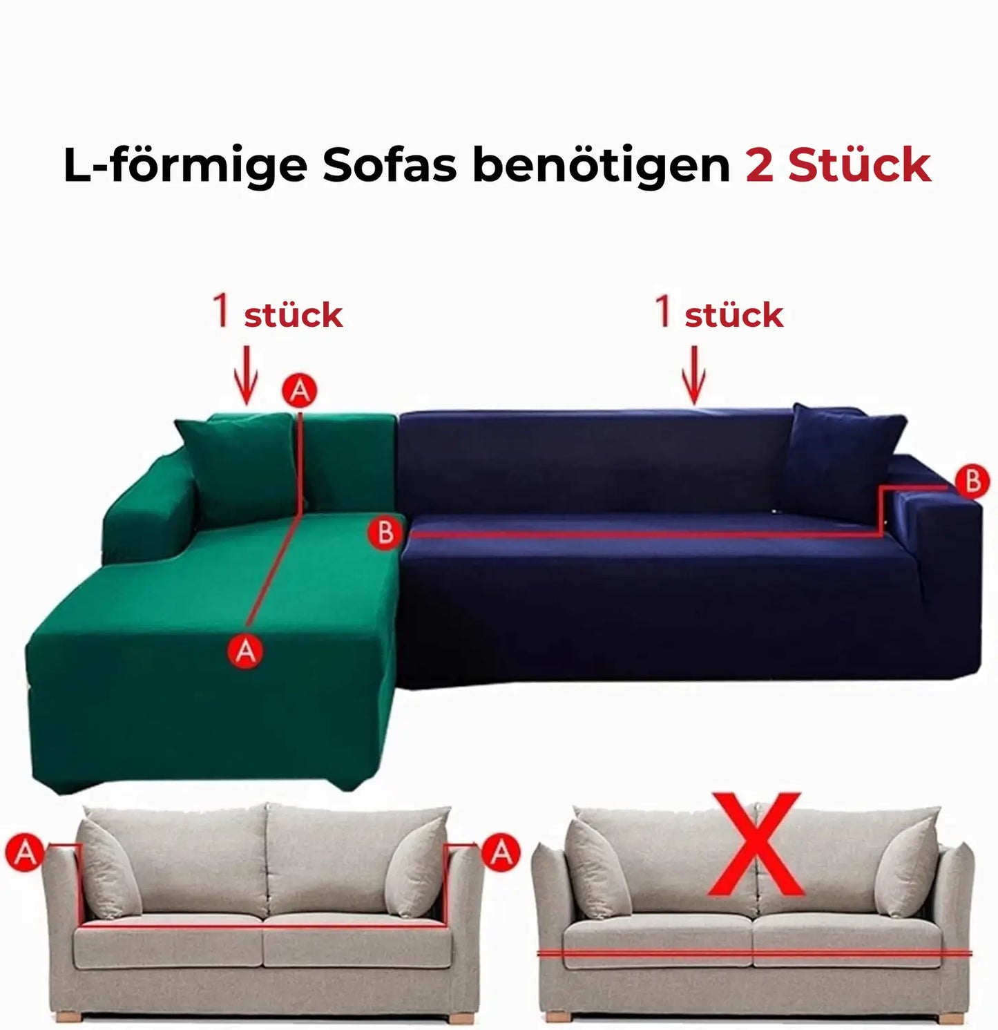 Skanto | SofaGuard™ | Elastic Velvet Sofa Cover That Saves You Money