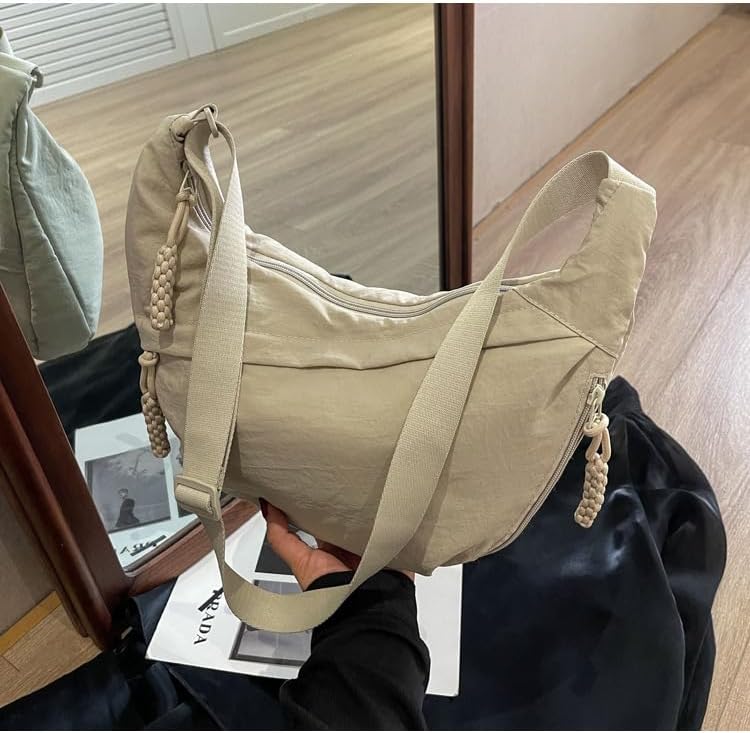Skanto | EVERCARRY – Nylon Shoulder Bag with Smart Compartments for Everyday Use