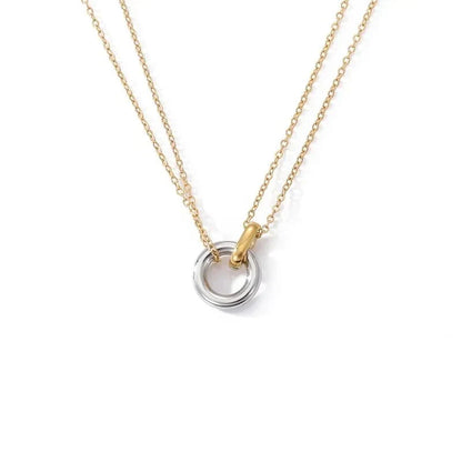 BowLift | Dainty Circular Layered Love Necklace