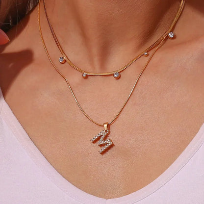 BowLift | Dainty Diamond Herringbone Choker Necklace