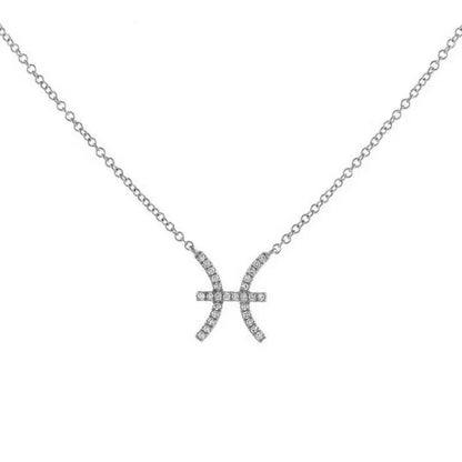 Skanto | Dainty Diamond Zodiac Sign Necklace