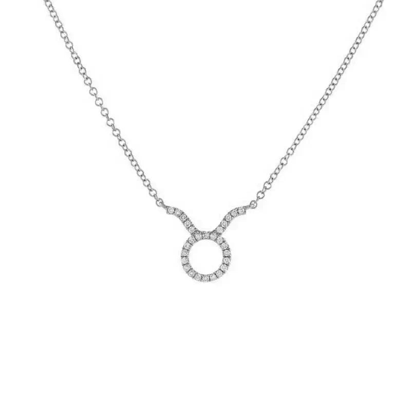 Skanto | Dainty Diamond Zodiac Sign Necklace