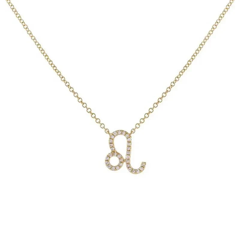 Skanto | Dainty Diamond Zodiac Sign Necklace