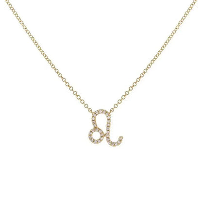 Skanto | Dainty Diamond Zodiac Sign Necklace