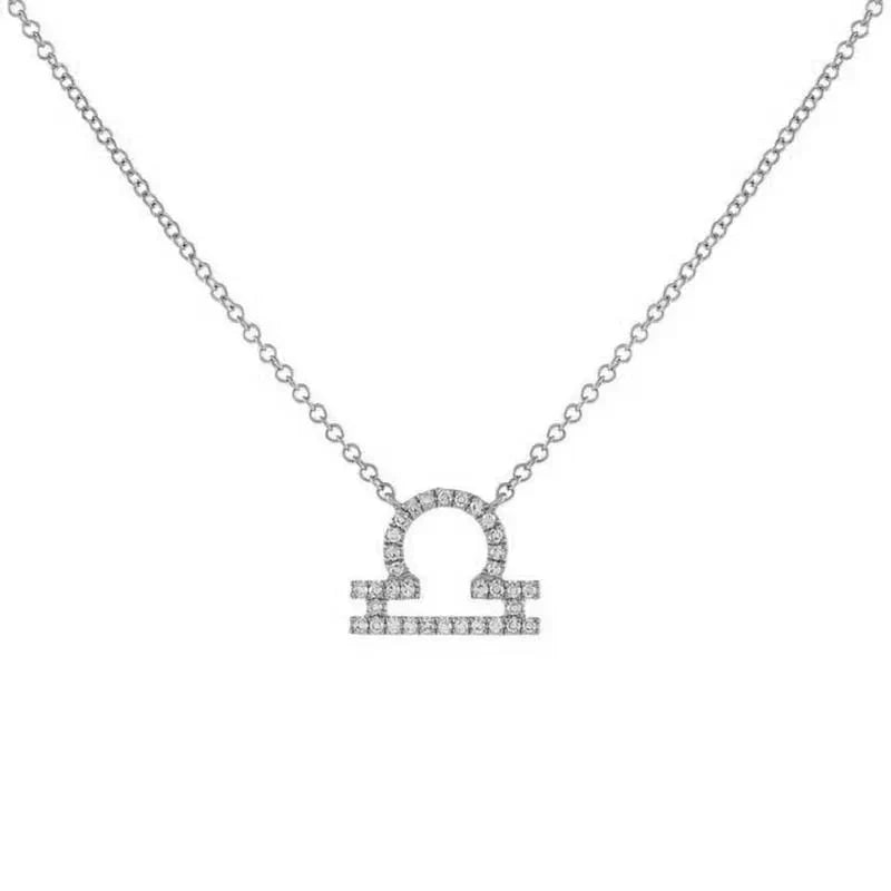 Skanto | Dainty Diamond Zodiac Sign Necklace