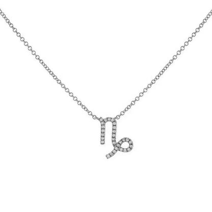 Skanto | Dainty Diamond Zodiac Sign Necklace