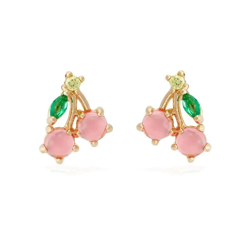 BowLift | Dainty Fruit Hoop & Stud Earrings