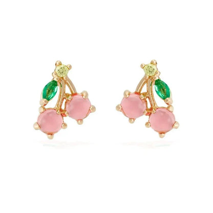BowLift | Dainty Fruit Hoop & Stud Earrings