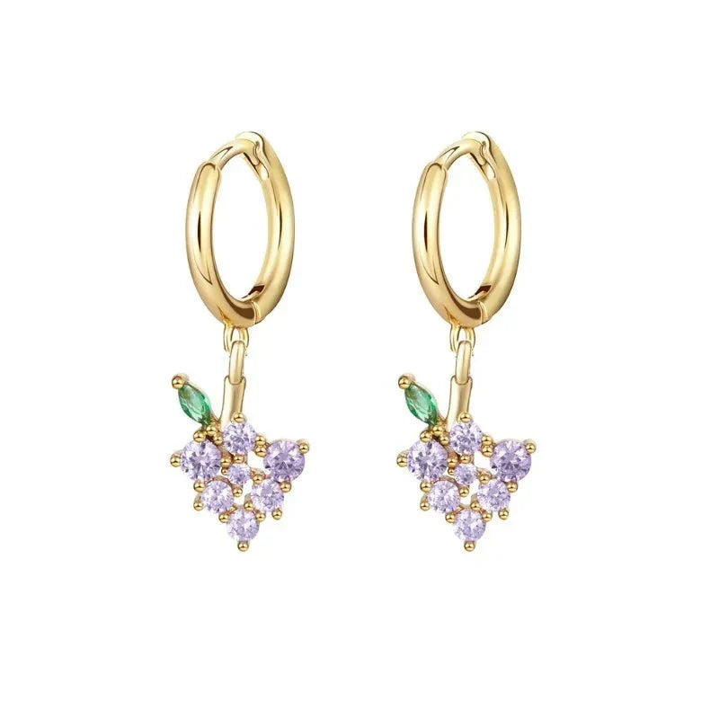 BowLift | Dainty Fruit Hoop & Stud Earrings