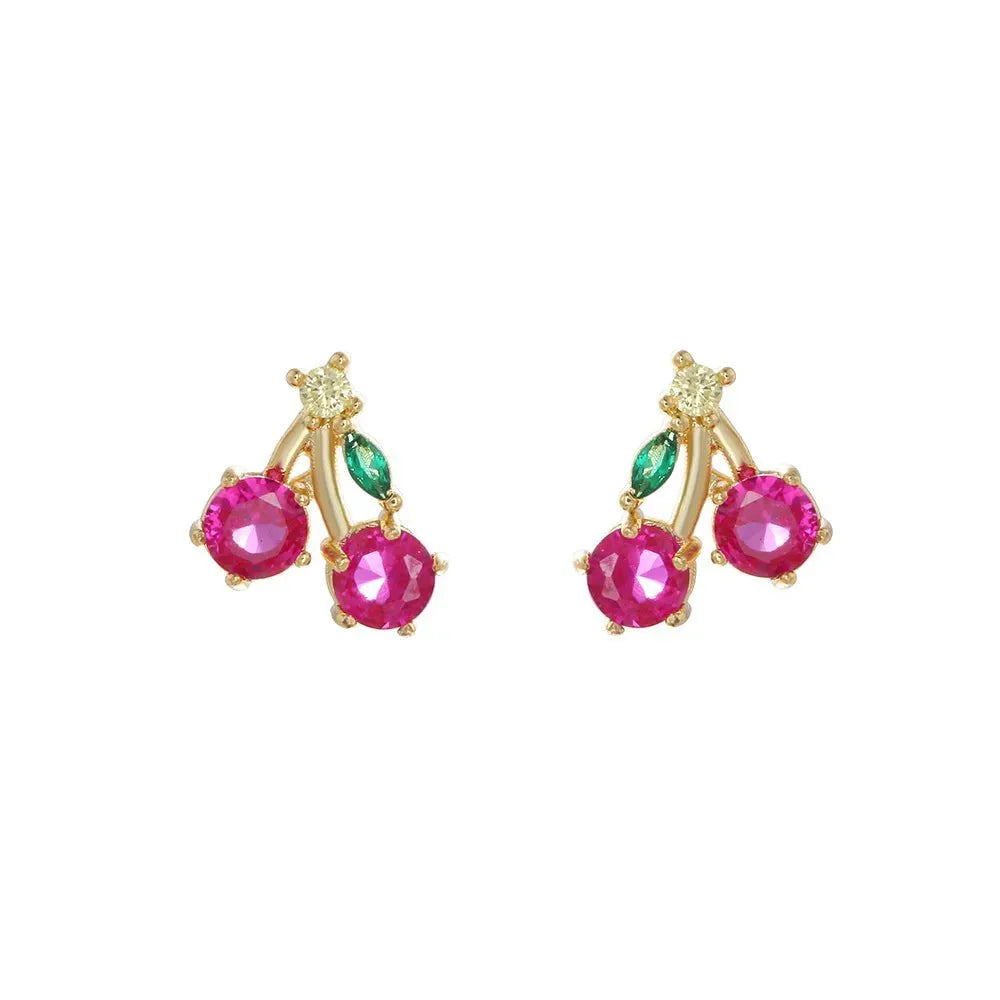 BowLift | Dainty Fruit Hoop & Stud Earrings