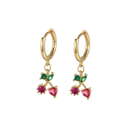 BowLift | Dainty Fruit Hoop & Stud Earrings