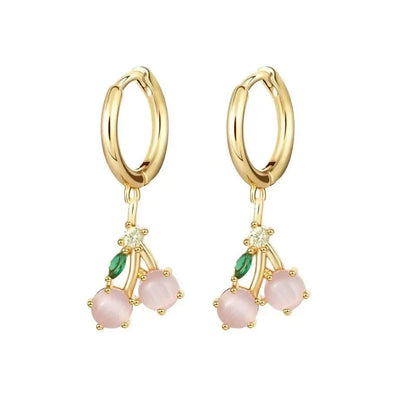BowLift | Dainty Fruit Hoop & Stud Earrings