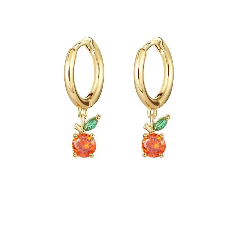 BowLift | Dainty Fruit Hoop & Stud Earrings