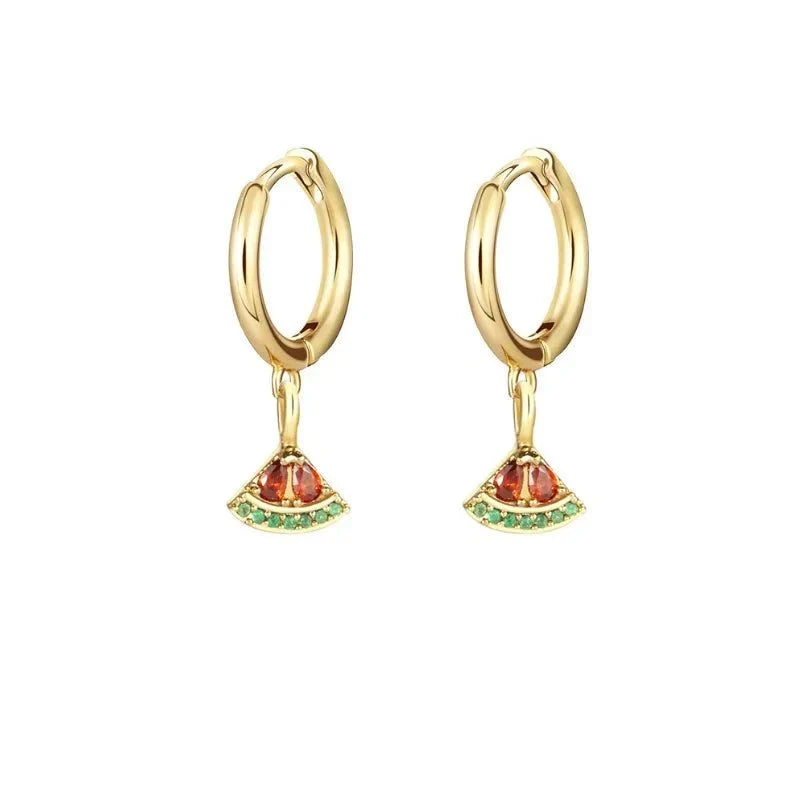 BowLift | Dainty Fruit Hoop & Stud Earrings