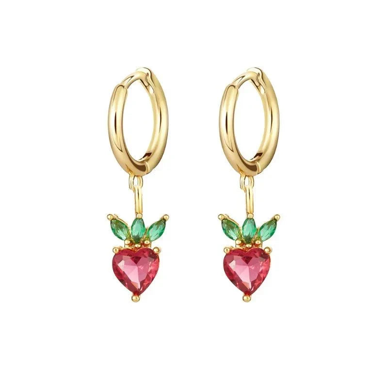 BowLift | Dainty Fruit Hoop & Stud Earrings