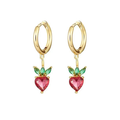 BowLift | Dainty Fruit Hoop & Stud Earrings