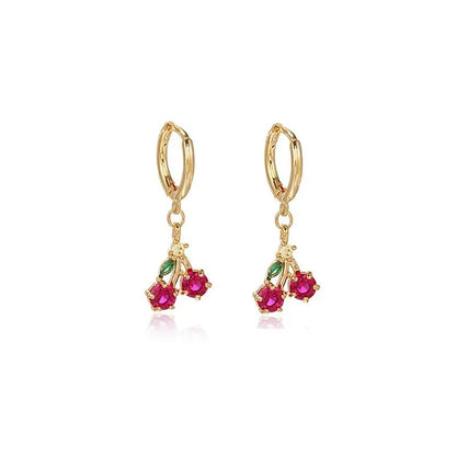 BowLift | Dainty Fruit Hoop & Stud Earrings