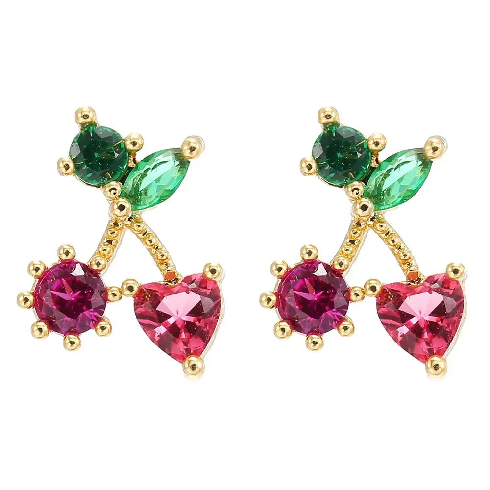 BowLift | Dainty Fruit Hoop & Stud Earrings