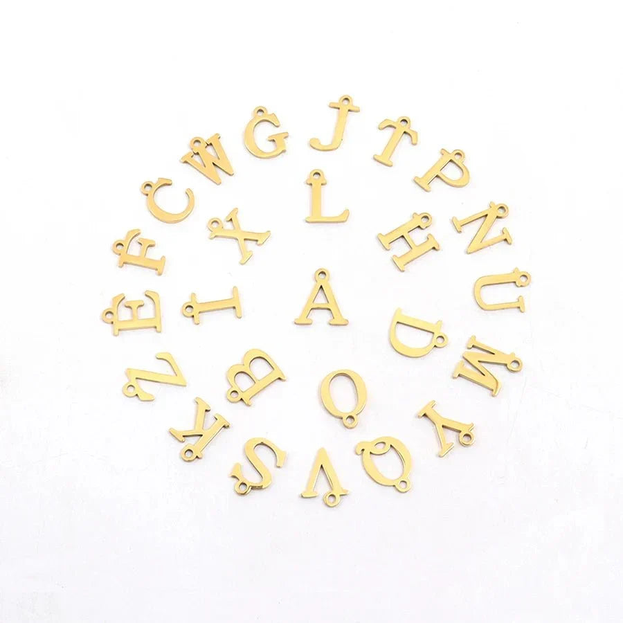 BowLift | Dainty Satellite Chain Letter Initial Necklace
