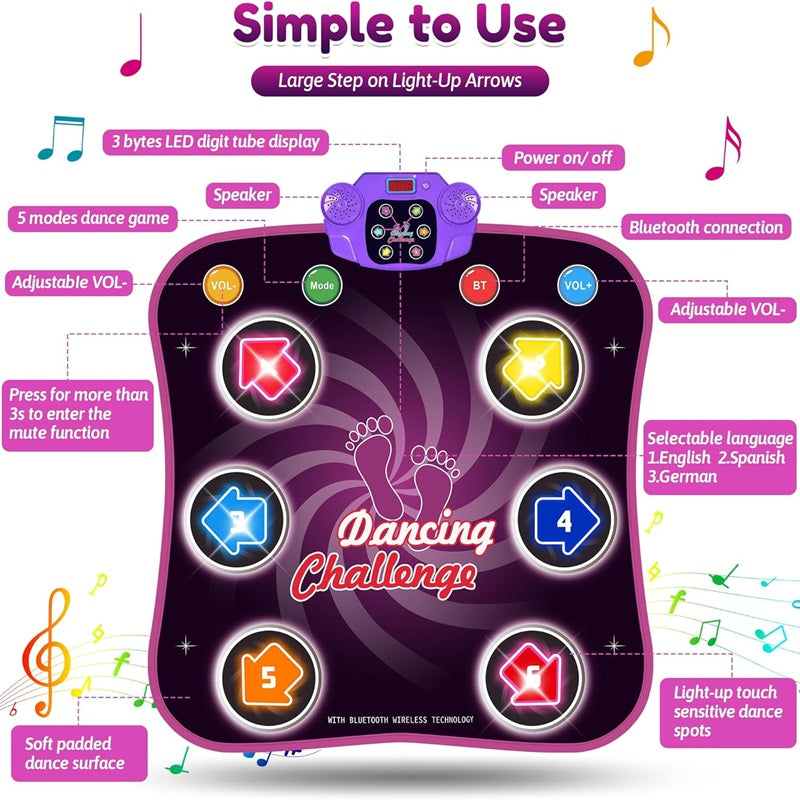 Skanto Skanto | Interactive Dance Mat with 5 Levels of Fun and Challenges for Kids