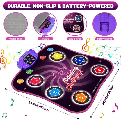 Skanto Skanto | Interactive Dance Mat with 5 Levels of Fun and Challenges for Kids