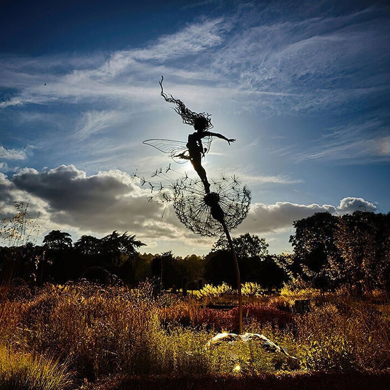 Kalsten | Dancing Fairy Statue Steel - FairyDancer™