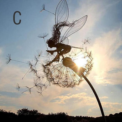 Skanto | Dancing Fairy Statue Steel Garden