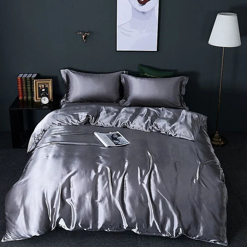 Skanto | Elegant Satin Silk Bedding Set - Luxurious Comfort for Every Night