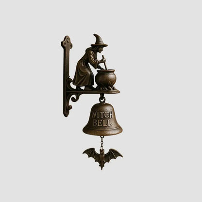 Skanto | Antique Witch Doorbell Luna – Weather-Resistant Decorative Doorbell for Indoor and Outdoor Use