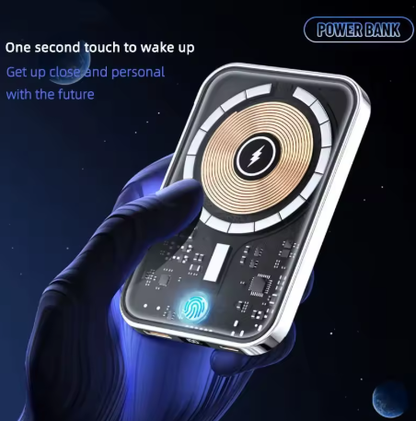 BowLift | Transparent Magnetic Mini Wireless Power Bank