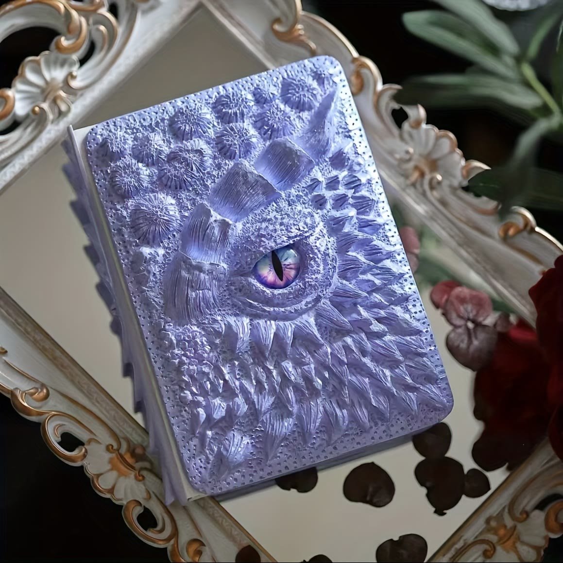 Skanto | Dragon Eye 3D Printed Journal - Handmade Resin Engraved Notebook