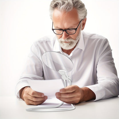Skanto Skanto | 5X Magnifier Pro – Hands-Free Adjustable Neck Magnifier for Reading, Crafts & Seniors