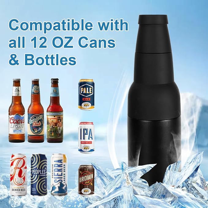 Skanto | Beer Bottle and Can Cooler with Beer Opener.