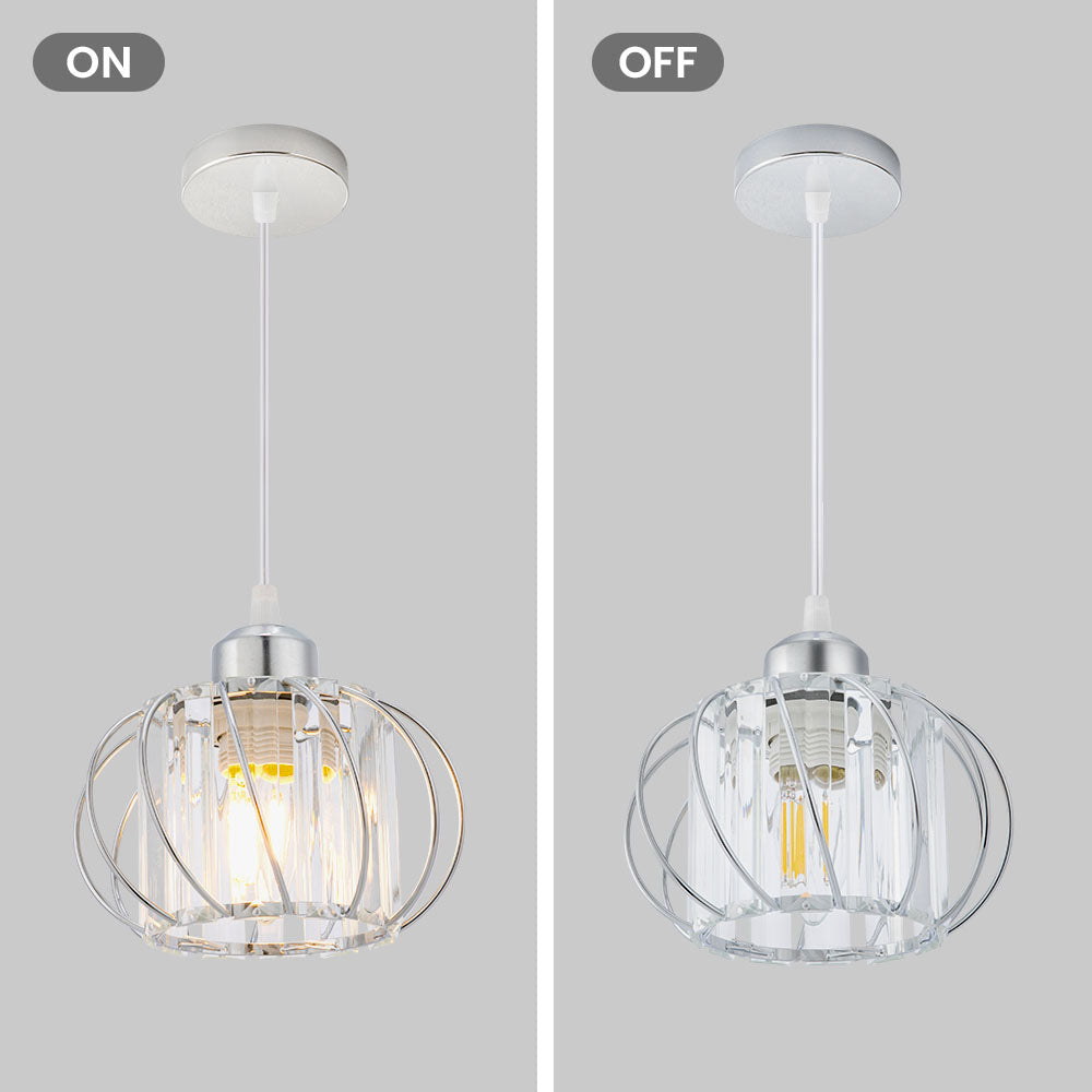 BowLift | Pendant Light Black Glass Globe Ceiling Fixture