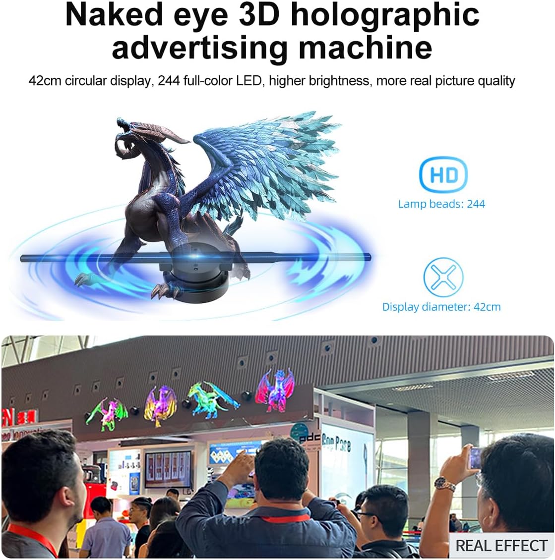 Skanto | 3D Hologram LED Fan Projector