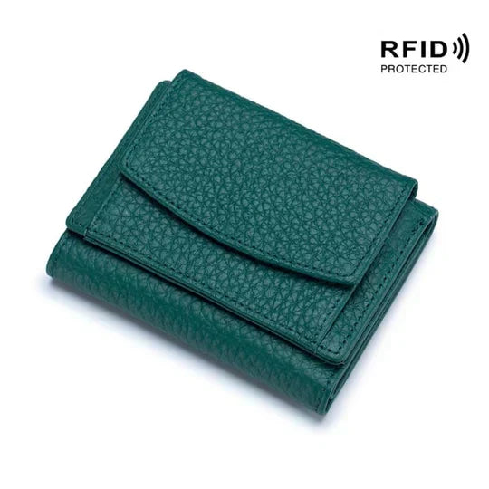 BowLift | RFID Blocking Wallet | Compact Leather Card Holder | Slim Travel Accessory for Men & Women