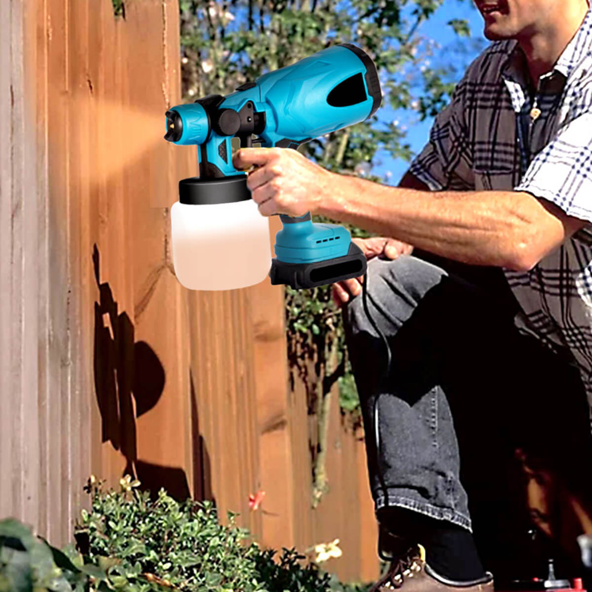 BowLift | High pressure cordless paint spray machine