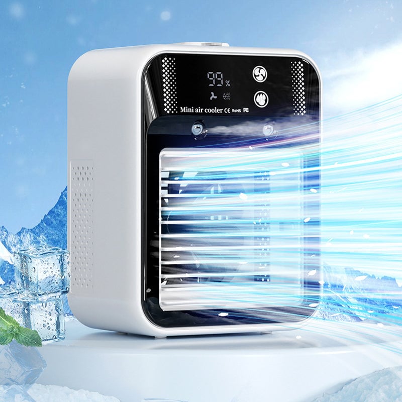 Portable 3-in-1 Cooling Fan with 2-Speed Mist | Skanto