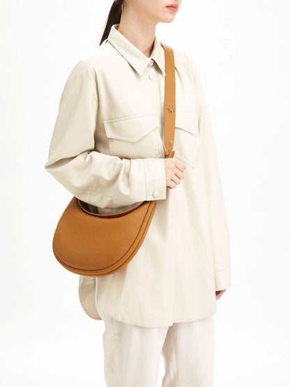 BowLift | Thonia – Chic Minimalist Half-Moon Shoulder Bag Elegant Modern Crossbody Purse for Women